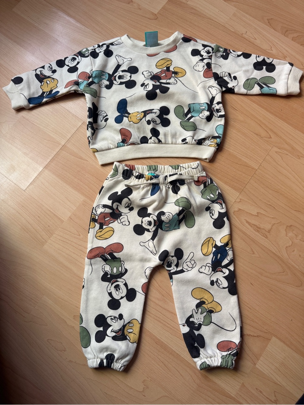 Disney Baby/Mickey Mouse Two-Piece Sweatshirt & Joggers Set
